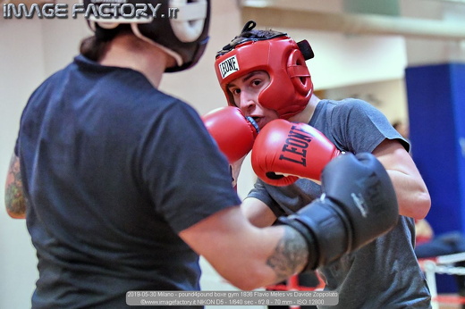 2019-05-30 Milano - pound4pound boxe gym 1836 Flavio Meles vs Davide Zoppolato